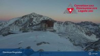 Archiv Foto Webcam Diavolezza: Berghaus und Bergstation 07:00