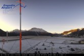 Archiv Foto Webcam Engadin Airport: Flugplatz Richtung West 07:00