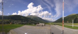 Archiv Foto Webcam Engadin Airport: Flugplatz Panoramakamera 15:00