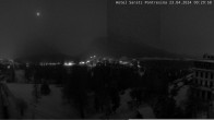 Archived image Webcam Pontresina - Hotel Saratz 23:00