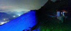 Archiv Foto Webcam Grächen: Seetalhorn 23:00