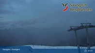 Archived image Webcam ski resort Savognin, mountain station "Panoramabahn" 00:00