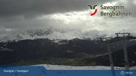 Archived image Webcam ski resort Savognin, mountain station "Panoramabahn" 08:00