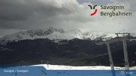 Archived image Webcam ski resort Savognin, mountain station "Panoramabahn" 10:00