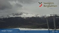 Archived image Webcam ski resort Savognin, mountain station "Panoramabahn" 14:00
