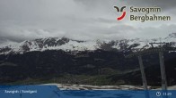 Archiv Foto Webcam Savognin, Bergstation Panoramabahn 10:00