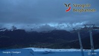 Archiv Foto Webcam Savognin, Bergstation Panoramabahn 02:00