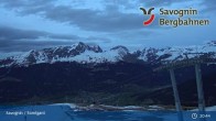 Archived image Webcam ski resort Savognin, mountain station "Panoramabahn" 20:00