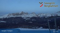 Archived image Webcam ski resort Savognin, mountain station "Panoramabahn" 00:00