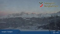 Archived image Webcam ski resort Savognin, mountain station "Panoramabahn" 00:00