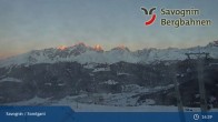 Archived image Webcam ski resort Savognin, mountain station "Panoramabahn" 00:00