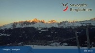 Archiv Foto Webcam Savognin, Bergstation Panoramabahn 02:00