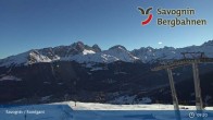 Archiv Foto Webcam Savognin, Bergstation Panoramabahn 08:00