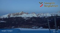 Archived image Webcam ski resort Savognin, mountain station "Panoramabahn" 02:00