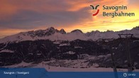 Archived image Webcam ski resort Savognin, mountain station "Panoramabahn" 07:00