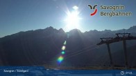 Archived image Webcam ski resort Savognin, mountain station "Panoramabahn" 06:00