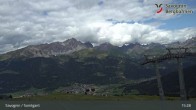 Archived image Webcam ski resort Savognin, mountain station "Panoramabahn" 14:00