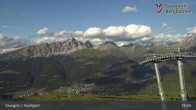 Archived image Webcam ski resort Savognin, mountain station "Panoramabahn" 18:00
