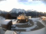 Archived image Webcam Scuol: mountain station chairlift &#34;Prui&#34; 06:00