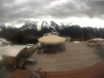 Archived image Webcam Scuol: mountain station chairlift &#34;Prui&#34; 13:00