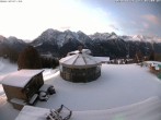 Archiv Foto Webcam Scuol: Bergrestaurant Prümaran Prui 06:00