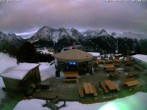 Archived image Webcam Scuol: mountain station chairlift &#34;Prui&#34; 06:00