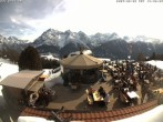 Archiv Foto Webcam Scuol: Bergrestaurant Prümaran Prui 13:00