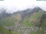 Archiv Foto Webcam Blick auf Vals Dorf 13:00