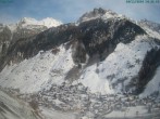 Archiv Foto Webcam Blick auf Vals Dorf 13:00