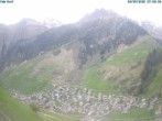 Archiv Foto Webcam Blick auf Vals Dorf 06:00