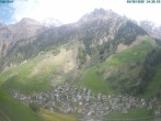 Archiv Foto Webcam Blick auf Vals Dorf 13:00