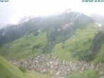Archiv Foto Webcam Blick auf Vals Dorf 19:00