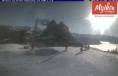 Archived image Webcam top station Brunni - Haggenegg 13:00