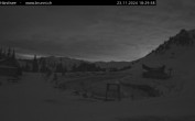 Archived image Webcam Engelberg: Lake Härzlisee & mountain restaurant Kräuterhütte 17:00