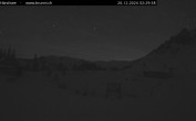 Archived image Webcam Engelberg: Lake Härzlisee & mountain restaurant Kräuterhütte 01:00