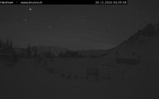 Archived image Webcam Engelberg: Lake Härzlisee & mountain restaurant Kräuterhütte 03:00