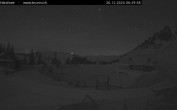 Archived image Webcam Engelberg: Lake Härzlisee & mountain restaurant Kräuterhütte 05:00