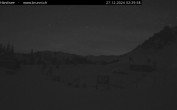 Archived image Webcam Engelberg: Lake Härzlisee & mountain restaurant Kräuterhütte 01:00