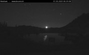 Archived image Webcam Engelberg: Lake Härzlisee & mountain restaurant Kräuterhütte 23:00
