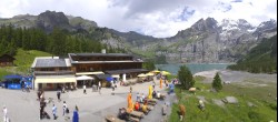Archiv Foto Webcam Kandersteg: Oeschinensee und Berghotel 13:00