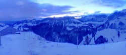 Archiv Foto Webcam Ebenalp: Panoramablick Bergstation 06:00