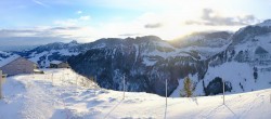 Archiv Foto Webcam Ebenalp: Panoramablick Bergstation 07:00