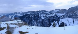 Archiv Foto Webcam Ebenalp: Panoramablick Bergstation 07:00