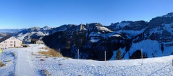 Archiv Foto Webcam Ebenalp: Panoramablick Bergstation 13:00