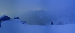 Archiv Foto Webcam Ebenalp: Panoramablick Bergstation 06:00