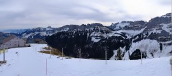 Archiv Foto Webcam Ebenalp: Panoramablick Bergstation 09:00