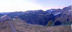 Archiv Foto Webcam Ebenalp: Panoramablick Bergstation 00:00