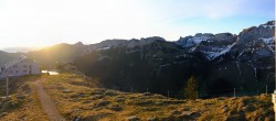 Archiv Foto Webcam Ebenalp: Panoramablick Bergstation 01:00