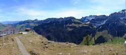 Archiv Foto Webcam Ebenalp: Panoramablick Bergstation 06:00