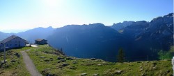 Archiv Foto Webcam Ebenalp: Panoramablick Bergstation 07:00